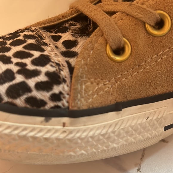 🔴Leather & pony hide converse - Picture 5 of 9